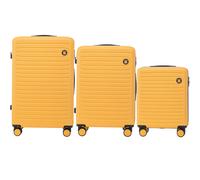 Ensemble de 3 valises Wings ABS+ COOT jaunes