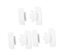 Ensemble De 3 Verrous Adhésifs Pour Tiroirs Et Réfrigérateur Pour Bébé Blanc