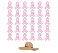 Ensemble de 30 Broches Ruban Rose pour la Sensibilisation au Cancer du Sein, Broches Épingles Officiel Espoir Ruban Rose, Idéal pour Vêtements, Sacs, Chapeaux, Cadeau pour Femmes et Filles