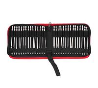 Ensemble de 30 embouts de tournevis magnétiques avec étui de rangement 100mm S2 embouts d'acier hexagonaux Phillips Torx têtes de fente pour tournevis et perceuses (150 mm)