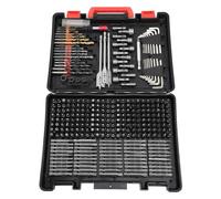 Ensemble de 318 embouts de tournevis et de forets à visser, ensemble multi-embouts pour réparation et maintenance, kit complet d’embouts de perceuse et de tournevis avec boîte de