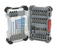 Ensemble de 35 forets et embouts de vissage multimatériaux pour visseuse à choc Bosch PRO
