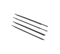 Ensemble De 4 Accessoires Automobiles Pour Prius 2004-2009 Joint Vitre Extérieur Baguette Moulure D'étanchéité Portière
