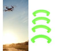 Ensemble de 4 anneaux de protection pour hélices verts pour drone DJI Avata, 9,2 x 3,5 cm