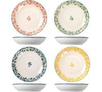 Ensemble de 4 assiettes à dessert en céramique 20 cm Vendos85