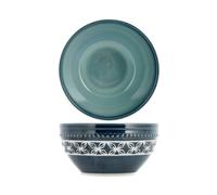 Ensemble De 4 Assiettes En Grès Minorca Fond Cm15 H&H