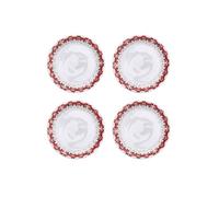 Lot d'assiettes Bjorn 4 pièces en porcelaine