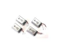 Ensemble de 4 Batteries au Lithium Rechargeables 3.7V 1000mAh 802540 avec Carte Protectrice pour ESP32, Arduino, Nodemcu, Modélisme, Argenté 26x44x9