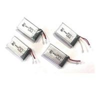 Ensemble de 4 Batteries au Lithium Rechargeables 3.7V 1000mAh 802540 avec Carte Protectrice pour ESP32, Arduino, Nodemcu, Modélisme, Argenté 26x44x9 mm - 16,40 g G