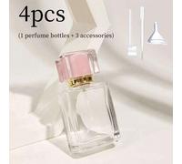 Ensemble De 4 Bouteilles De Pulvérisation De Parfum Comprenant Une Bouteille De Pulvérisation En Verre Transparent De 50 Ml Et Trois Accessoires De Parfum (compte-gouttes, Entonnoir, Outil De Séparati