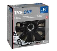 Ensemble De 4 Cache-Roue Universels 16' Pour Lancia Y Fiat Panda 500 Polo