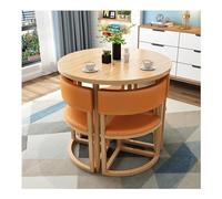 Ensemble de 4 chaises rondes pour salle à manger et table pour cuisine, salle à manger, bureau, salle de réunion, salon, chambre à coucher