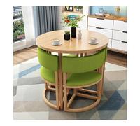 Ensemble de 4 chaises rondes pour salle à manger et table pour cuisine, salle à manger, bureau, salle de réunion, salon, chambre à coucher