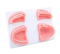 Ensemble de 4 coussinets de suture dentaire pour le développement des compétences des infirmières et des professionnels dentaires