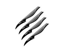Ensemble de 4 Couteaux d'office 19 cm Black Edition Nirosta