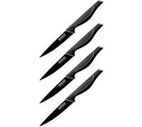 Ensemble de 4 Couteaux d'office 24 cm Nirosta Black Edition