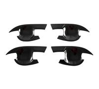 Ensemble De 4 Enjoliveurs Poignées Porte Latérales Extérieures Pour Nissan Pour Qashqai J12 (2021-2025) Poignées Porte Extérieure(Noir brillant)