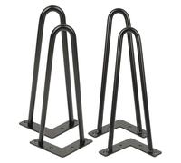 Ensemble de 4 fourchettes de 30 cm for Table Basse, Bureau ou Salle à Manger - Quincaillerie Moderne en métal Durable, Facile à Installer for Les projets de Bricolage(41 X 4 Cm)