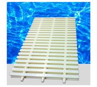 Ensemble de 4 grilles d'évacuation de Piscine résistantes, Couvercle de caniveau de Salle de Bain réglable, Siphon de Sol en Plastique pour Une Gestion optimale du débit