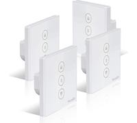 Ensemble de 4 interrupteurs pour volets roulants HeuxGir WF-CS01 contrôle Alexa Google