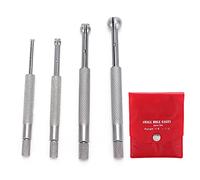 Ensemble de 4 jauges de trou, outil de mesure d'alésage de jauge d'alésage à bille complète de 3 à 13 mm avec sac d'emballage pour mesurer la largeur ou l'épaisseur de l'écart