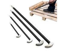 Ensemble De 4 Leviers Robustes 6", 12", 18", 20", Acier Traité | Ensemble De 4 Barres De Levier Robustes En Acier Au Carbone, Comprenant Des Barres De 6, 12, 18 Et 20 Pouces, Poids 1600g