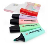 Ensemble De 4 Marqueurs Surligneurs Stabilo Boss Pastel Dans Un Étui