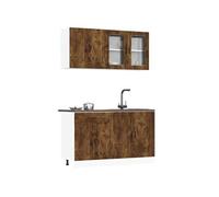 Ensemble de 4 meubles de cuisine en chêne fumé "Porto" 3314876