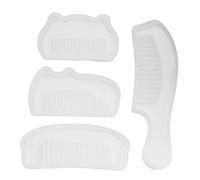 Ensemble de 4 moules en silicone pour peigne, bricolage, artisanat, résine époxy, outils de fabrication de bijoux pour peigne, pendentif, décoration de gâteau au sucre, matériau