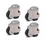 Ensemble de 4- Nivellement Castor 63mm Roue Blickle Castor 500kg Capacité Hrig-Poa 63G
