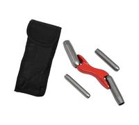 Ensemble de 4 outils de finition de joints de brique de tailles multiples en aluminium pour mettre en évidence le plan compact et le sac de rangement en aluminium