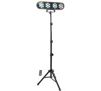 Ensemble de 4 par a led avec support et telecommande