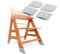 Ensemble de 4 Patins en Feutre pour chaises Hautes, Embouts de Pieds de Chaise, Accessoires compatibles avec Les modèles Hauck Alpha, Beta et Roba Sit Up ; évitent Les Rayures et Le Bruit.