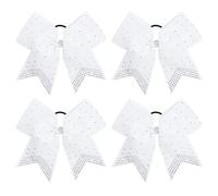 Ensemble de 4 pièces avec nœud papillon en strass, bandeau spectacle joie, accessoire cheveux quotidien, couleur brillante, bloqué Pour Pom-Pom(Color 1)