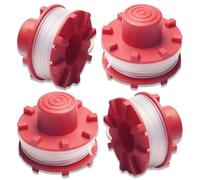 Ensemble de 4 pièces,Compatible avec Einhell GE-CT 36/30Li bobines de fil de rechange pour débroussailleuse,longueur 8 m, diamètre 2 mm,nylon bobines