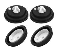 Ensemble de 4 pièces comprenant une membrane d'entrée pour réservoir de toilette, des rondelles de membrane de soupape, un joint d'étanchéité pour flotteur de soupape