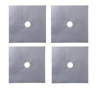 Ensemble de 4 pièces de protection for cuisinière à gaz, housse de protection for ustensiles de cuisine, tampon de nettoyage, protecteur de cuisinière à gaz for accessoires d'ustensiles de cuisine(Sil