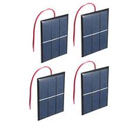 Ensemble de 4 pièces NUZAMAS 1.5V 0.65W 60X80mm Micro Mini panneau solaire cellules pour l'énergie de l'énergie solaire, Accueil bricolage, projets scientifiques - Jouets - Chargeur de batterie