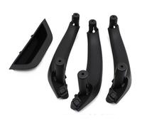 Ensemble De 4 Pièces Poignées Porte Intérieures Pour X3 X4 F25 F26 2010-2016 Conduite À Gauche À Droite loquet de poignée de porte intérieure de voiture(LHD Black Set)