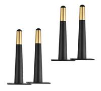 Ensemble de 4 Pieds de Meubles Coniques en métal de 18 cm, Pieds de Remplacement en Fer pour Table Basse, canapé, Meuble TV, Armoire, comptoir de Cuisine. Vis incluses pour Une ins