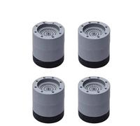Ensemble de 4 pieds de nivellement universels anti-vibrations en caoutchouc for machine à laver(Higher 6cm G4512B)