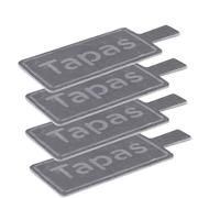 Ensemble De 4 Planches En Ardoise Pour Tapas Snack Plateau À Servir Bako Carré