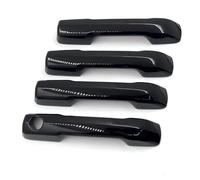 Ensemble De 4 Protections Adhésives Poignées Porte Voiture Moulures Extérieures Garniture Pour Tundra 2022 2023 2024 2025 housse de poignée de porte de voiture(Gloss Black)