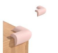 Ensemble de 4 Protections d'angle, Protections d'angle en Mousse Souple pour Coins de Meubles et de Table, Pare-Chocs de sécurité Autocollants, Protections d'angle Vertes en Forme de L Pink 12