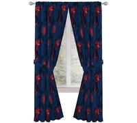 Ensemble de 4 rideaux d coratifs Jay Franco Marvel Spiderman Classic Saving The Day 84, 2 panneaux et 2 embrasses