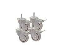 Ensemble de 4 roulettes ï¿½ double verrouillage 76 mm prs3090
