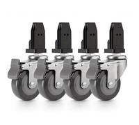 Ensemble de 4 roulettes pour barbecues Napoleon Prestige Pro