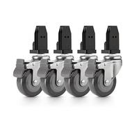 Ensemble de 4 roulettes pour barbecues Prestige Pro -