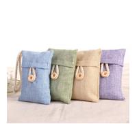 Ensemble de 4 Sacs de Charbon de Bambou, Absorbeur d'Odeurs au Charbon Actif, Désodorisant pour Placards et Chaussures