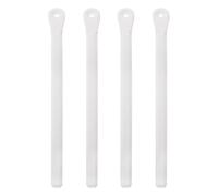 Ensemble De 4 Sangle Réglable pour Fixation Snowboard, Remplacement | PVC et Métal, Boucle à Insert Métallique, Vis Incluses, pour Bottes et Chaussures Mtb